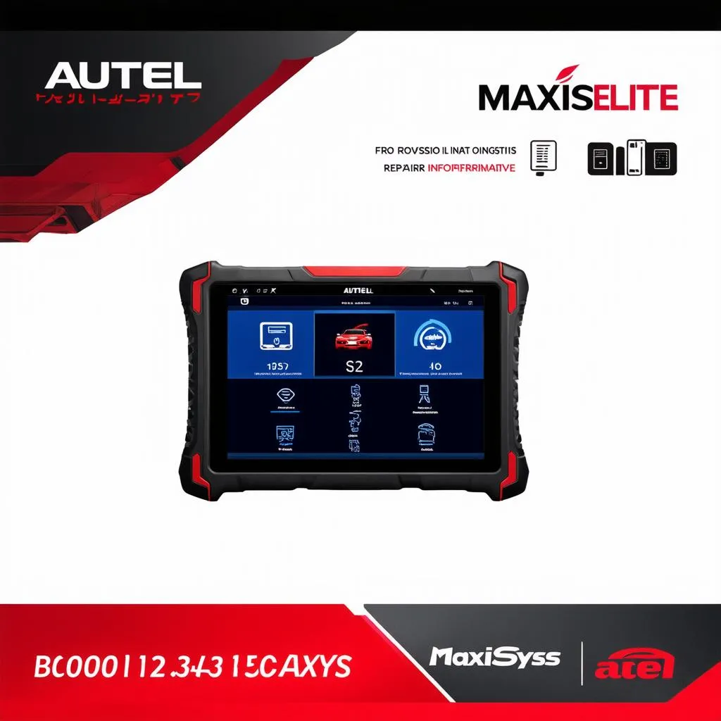 Autel MaxiSys Elite Automotive Diagnostic Scanner