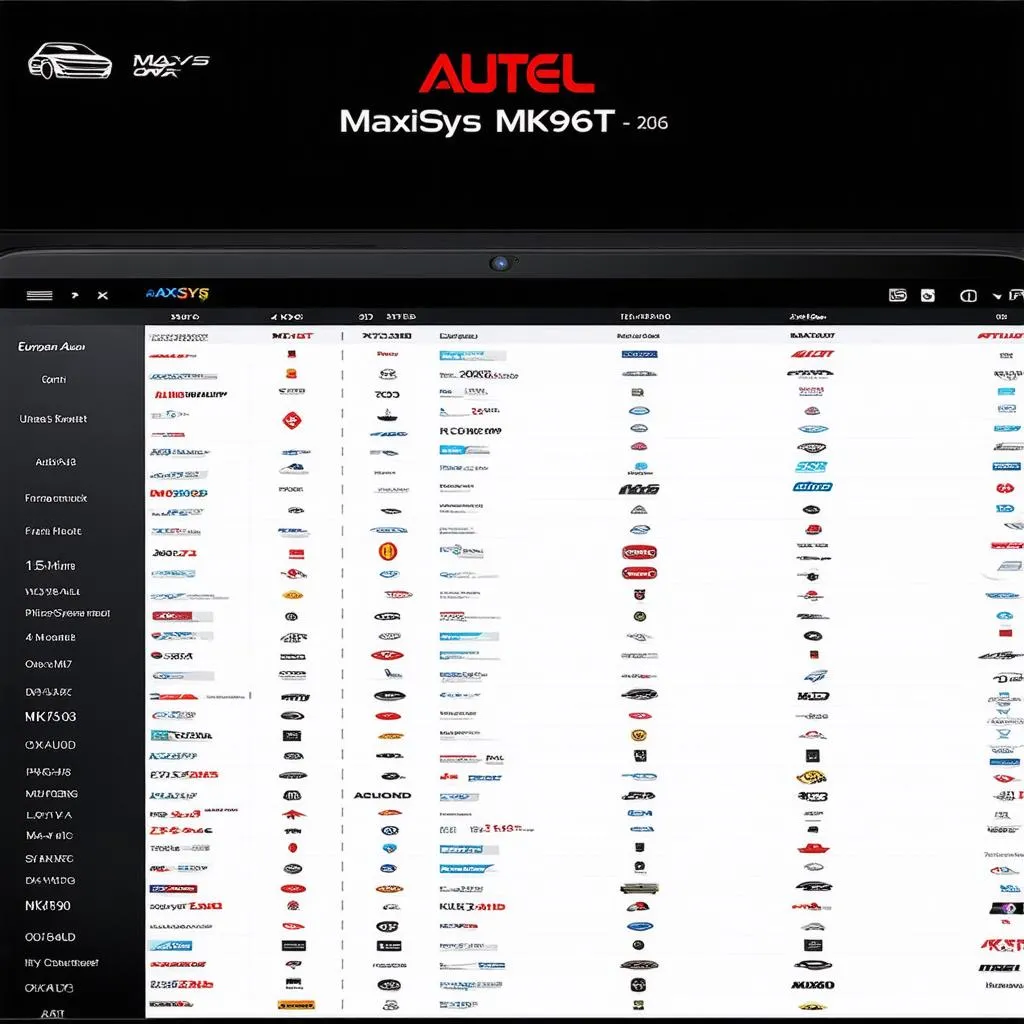 Autel MaxiSys MK906BT compatible with European cars