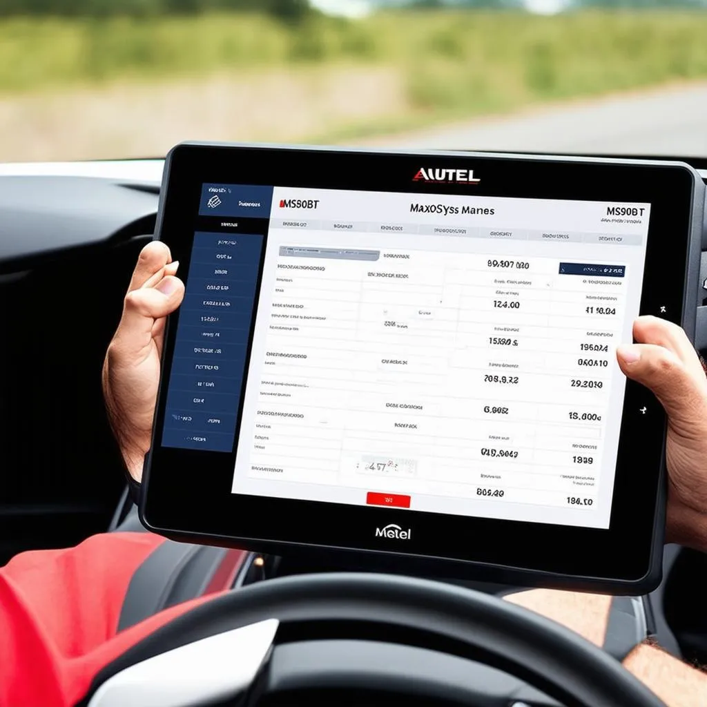 Autel MaxiSys MS906BT Diagnostics Data