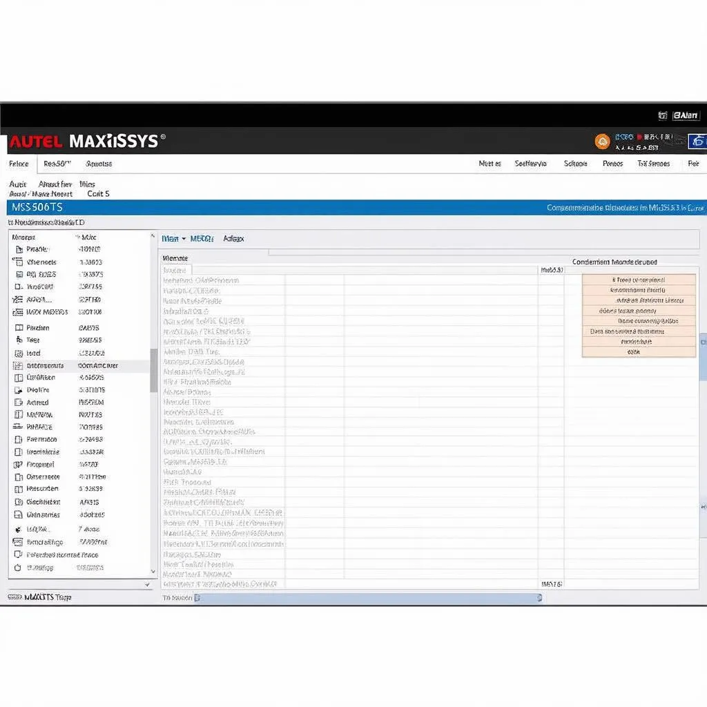 Autel MaxiSys MS906TS software