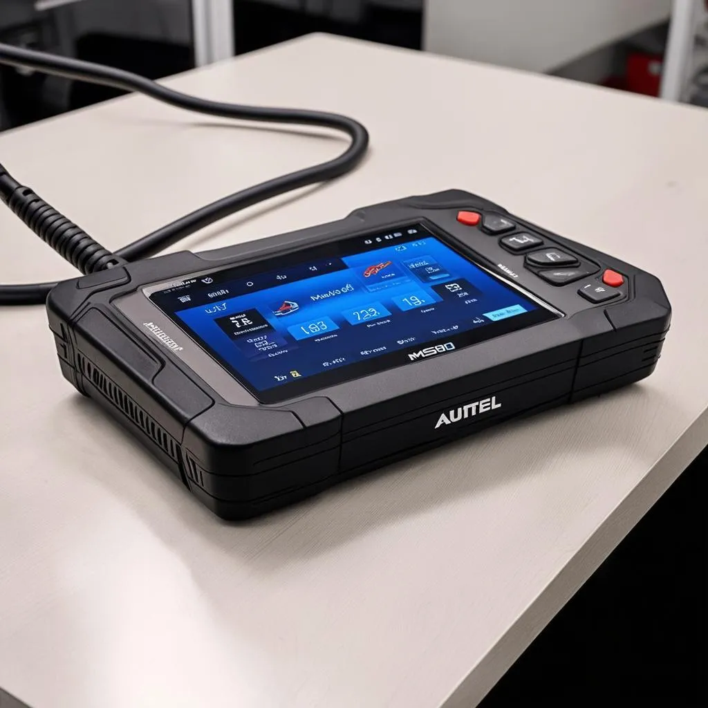 Autel MaxiSys MS908 Pro on a table