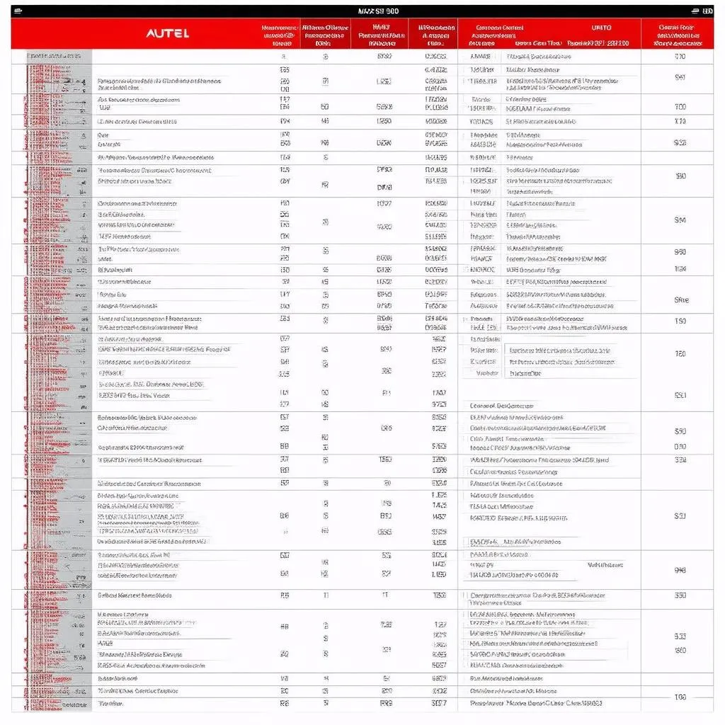 Autel Maxisys MS908 Vehicle Coverage