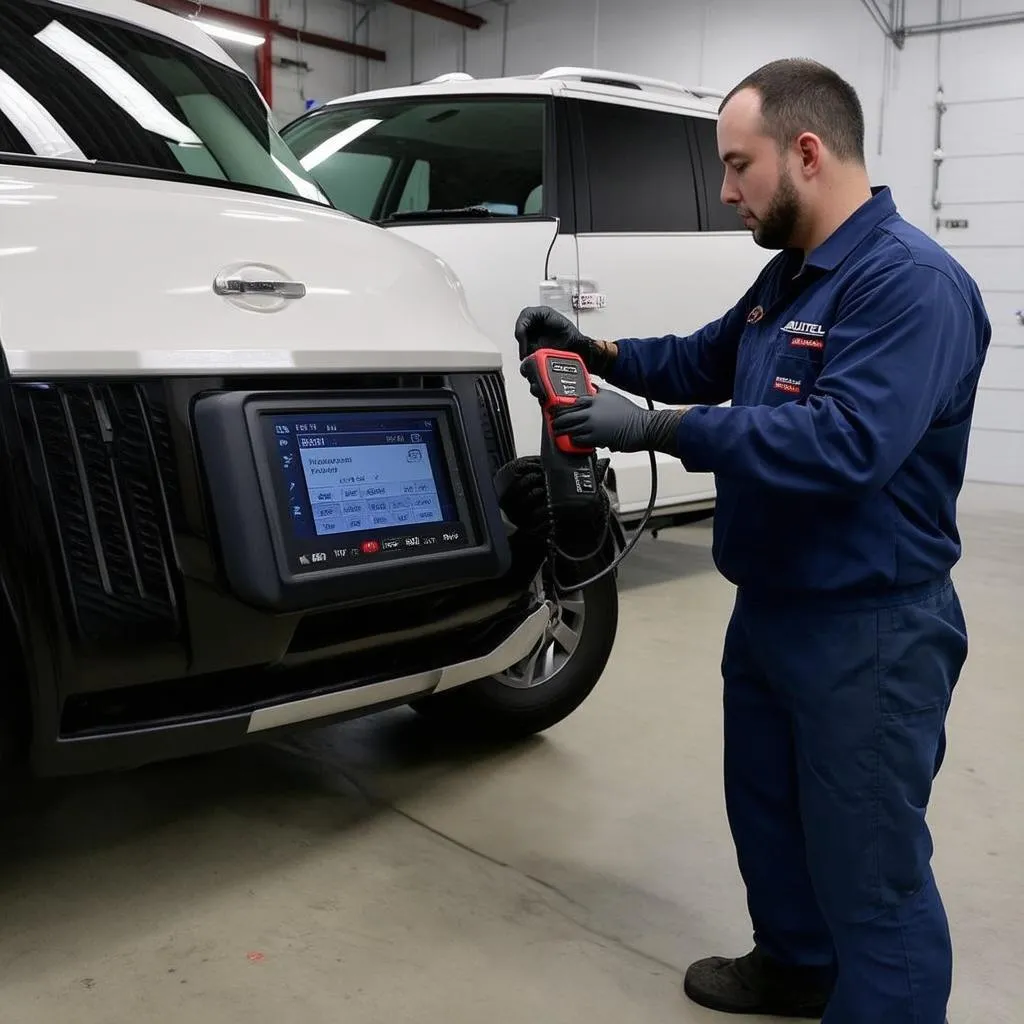 Autel MaxiSys MS908P Programming a 2014 Nissan Pathfinder Key