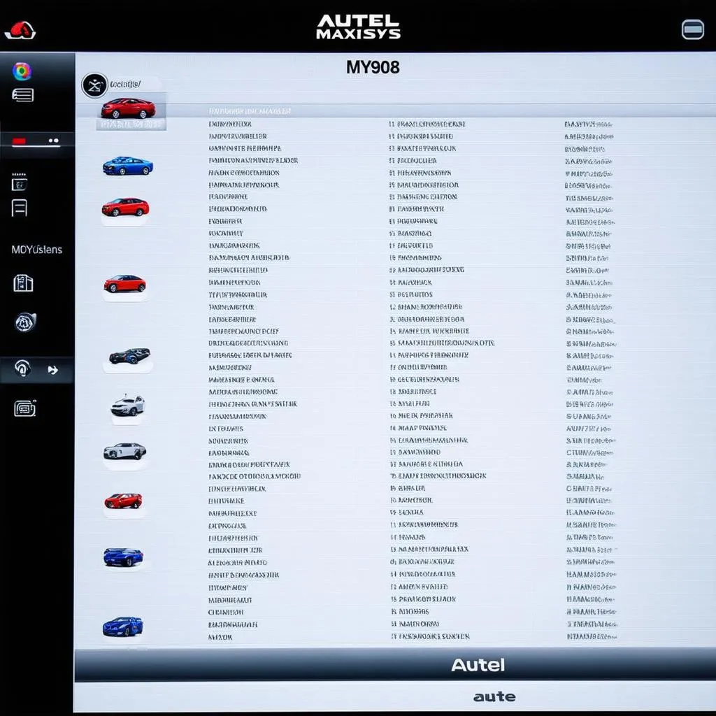 Autel MaxiSys MY908 Compatible Cars