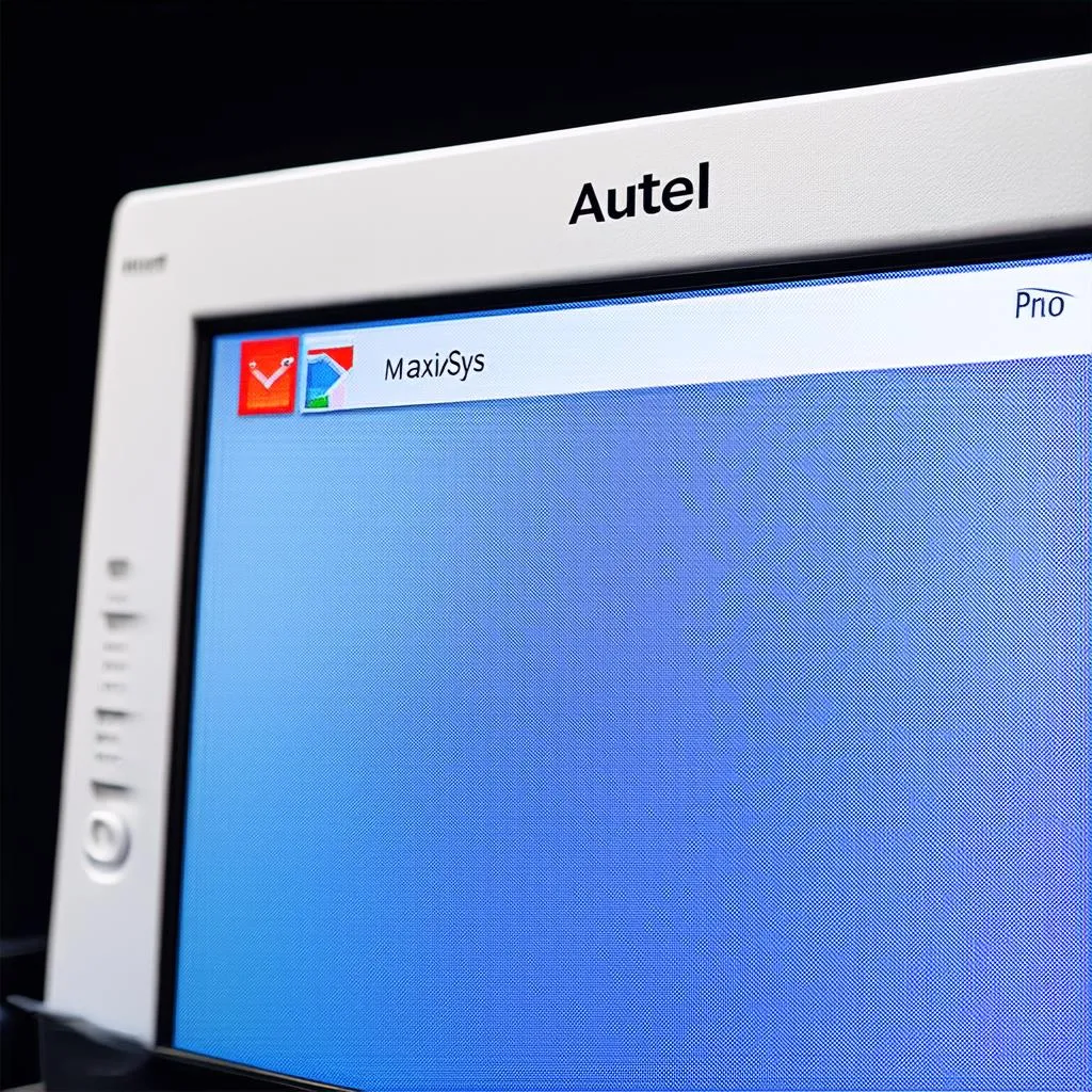 Autel MaxiSys Pro screen