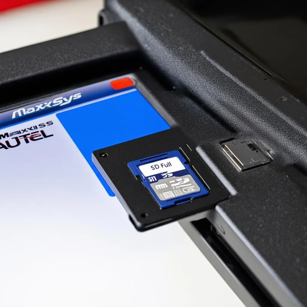 Autel MaxiSys SD Card Full