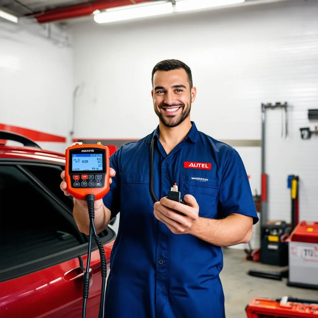 Used Autel Maxisys Diagnostic Tool