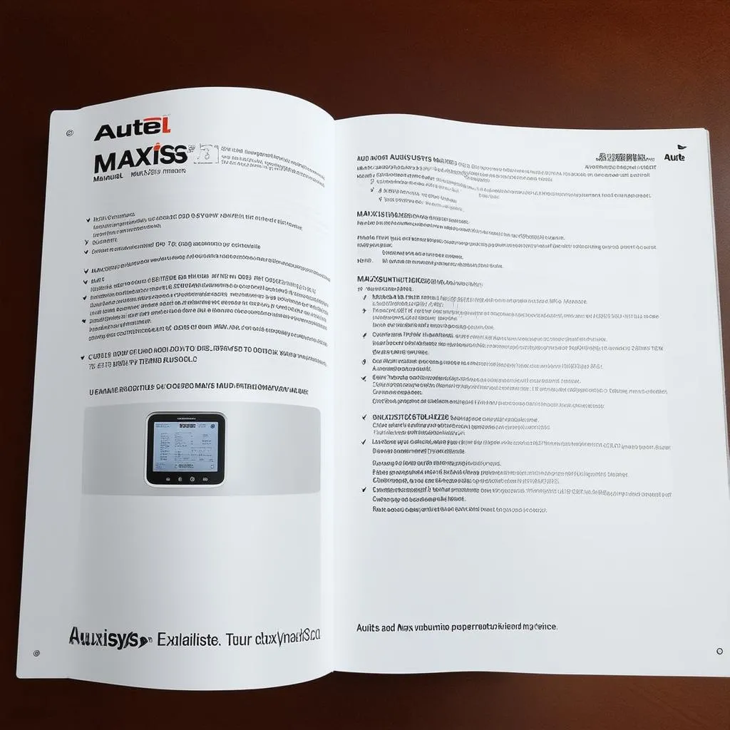 Autel MaxiSys User Manual