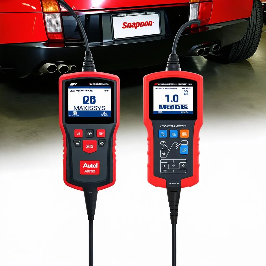 Autel MaxiSys and Snap-on MODIS Diagnostic Scanners