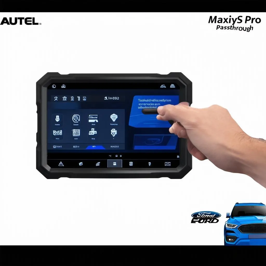 Autel MaxiSys Pro Passthrough Ford Programming Vehicle