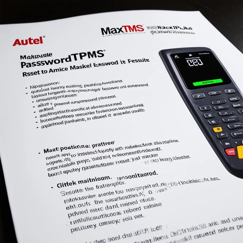 Autel MaxiTPMS User Manual