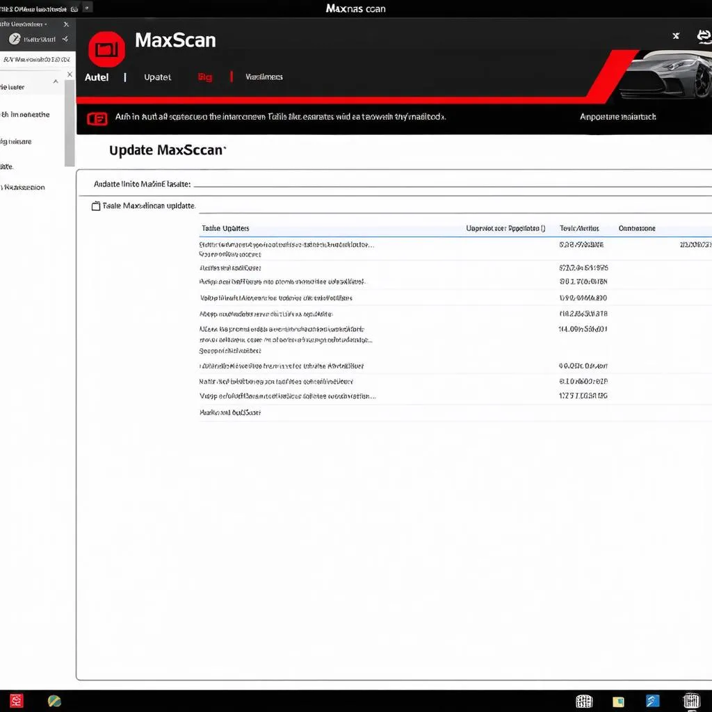 Autel MaxScan Software Update