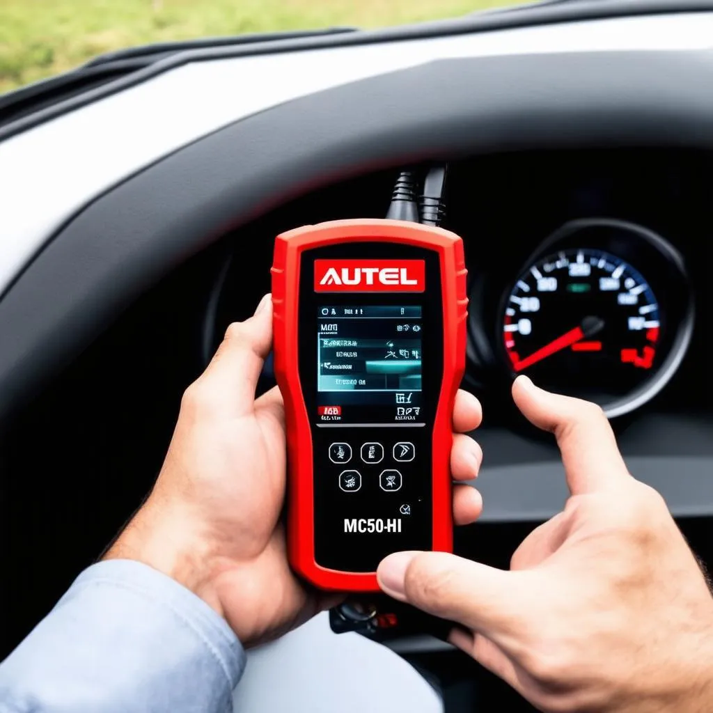 Autel MC50AHI Diagnostic Tool with European Car