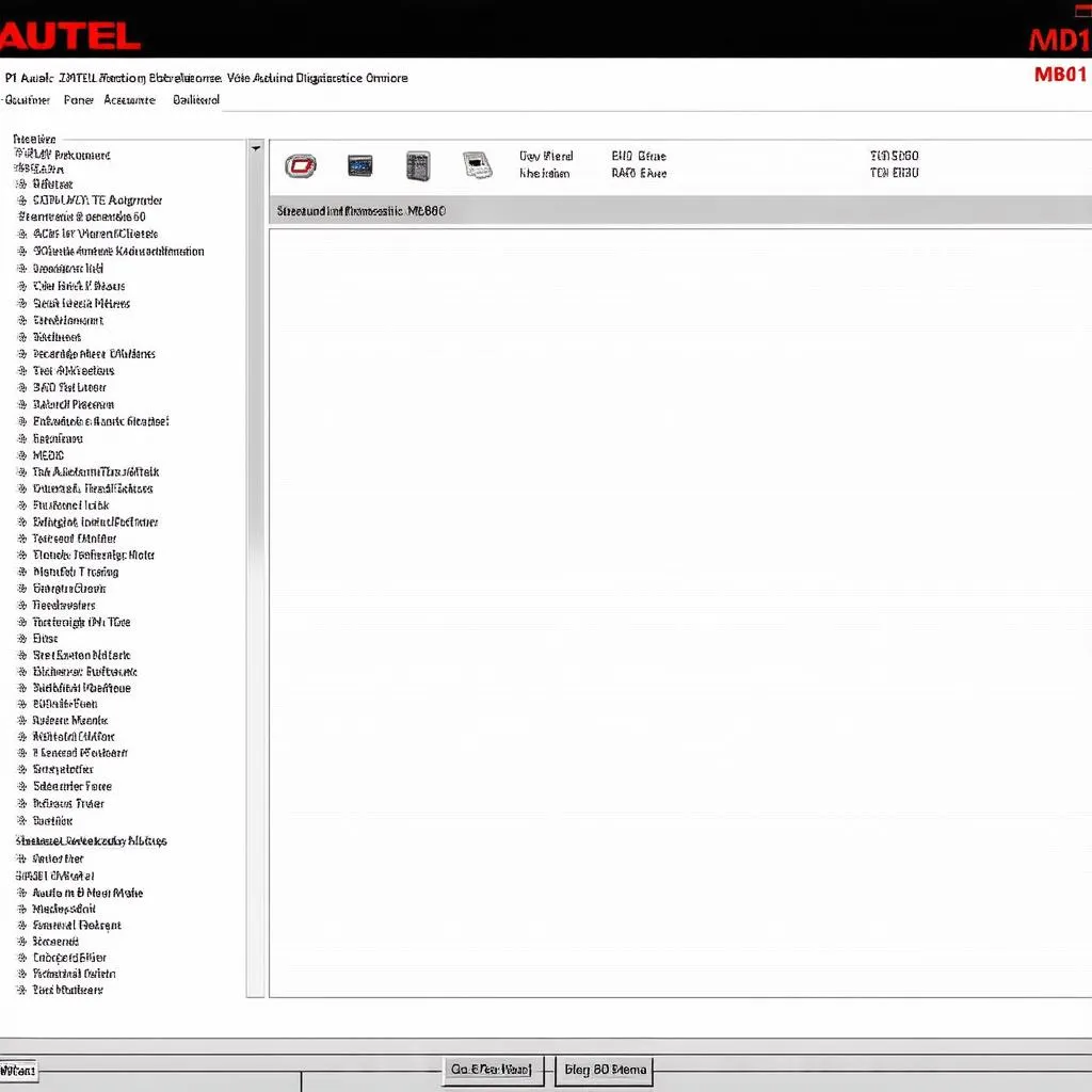 Autel MD801 software