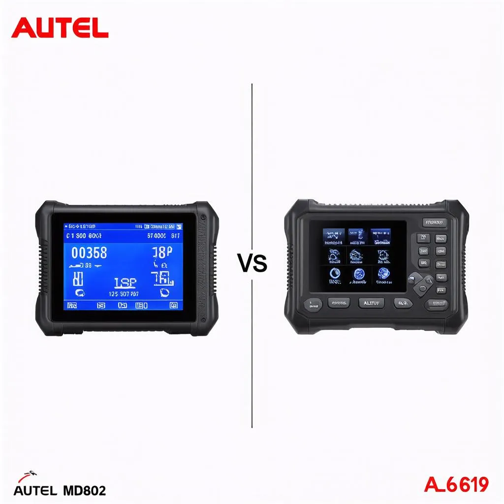 Autel MD802 vs AL619 Comparison