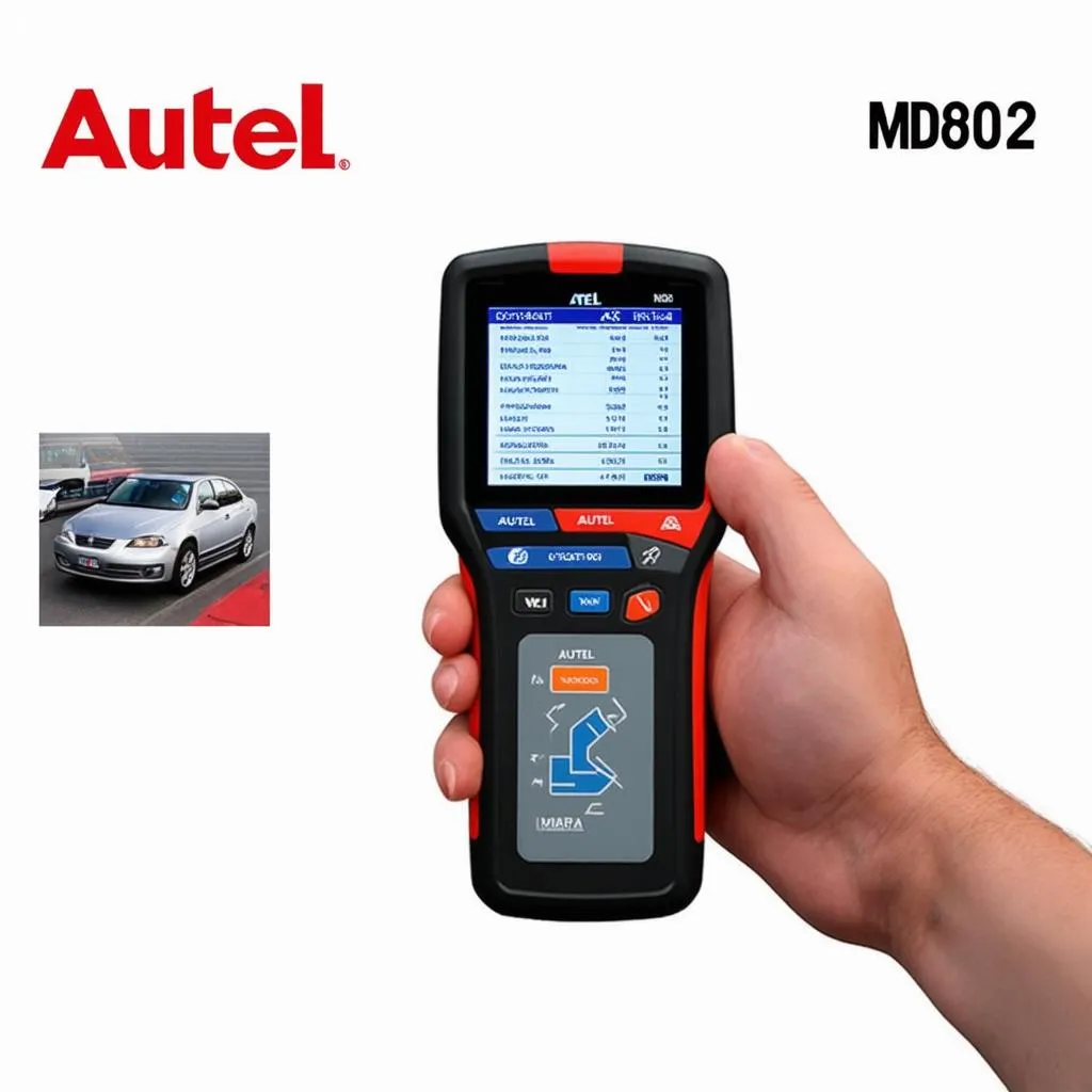 Autel MD802 Scanner Interface