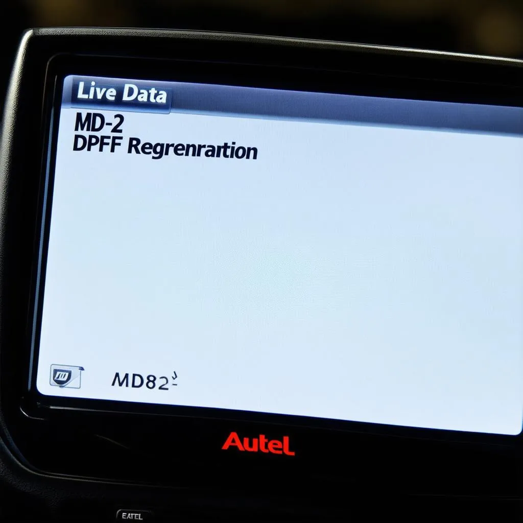 autel md802 screen