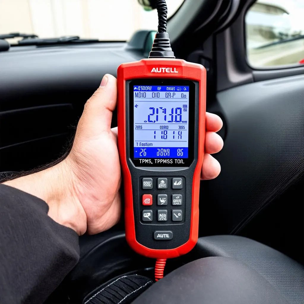 Autel MD805 TPMS reading data