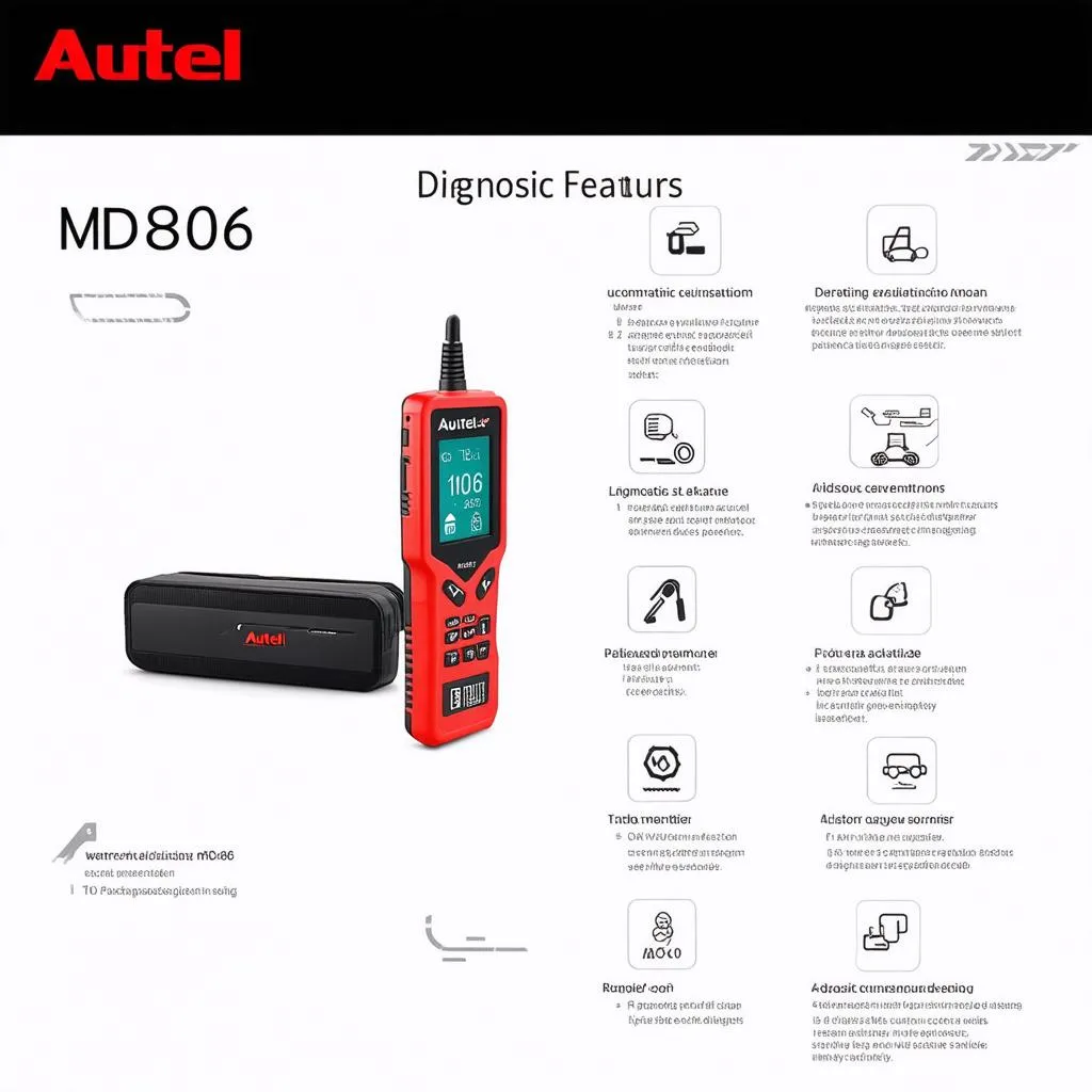 Autel MD806 Features