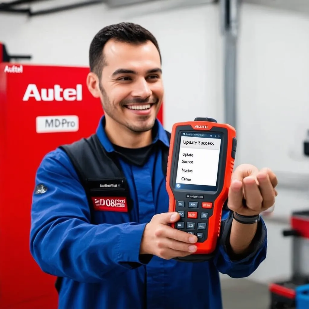 Autel MD808 Pro Update Success