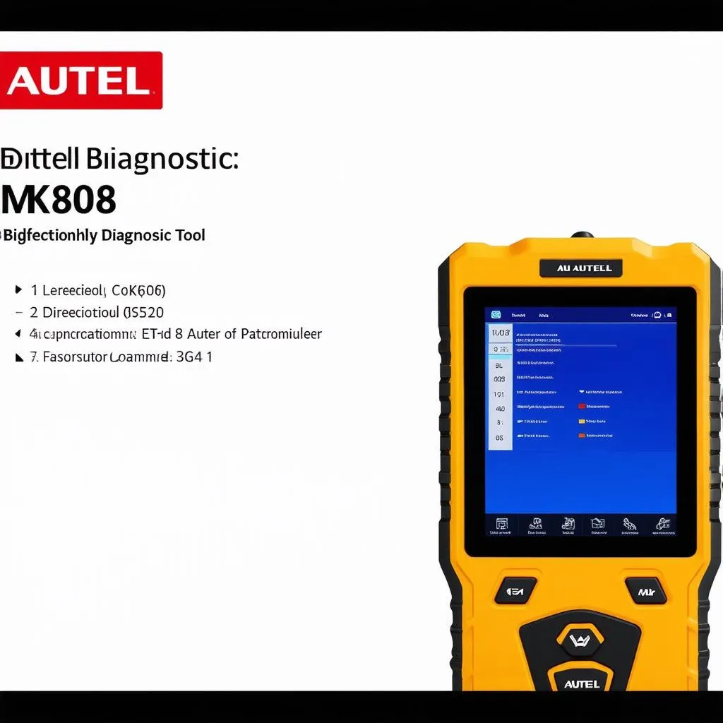 Autel MK808 Bidirectional