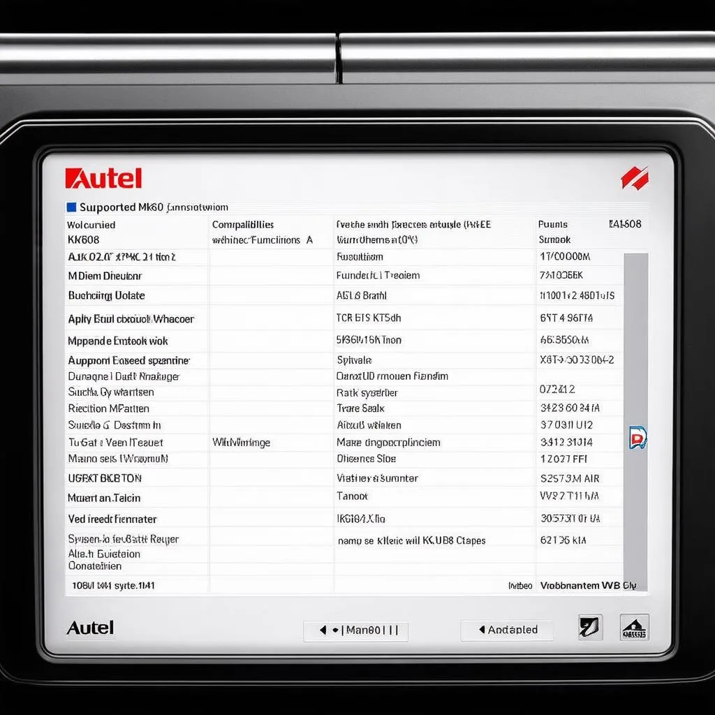 Autel MK808 Bidirectional compatibility