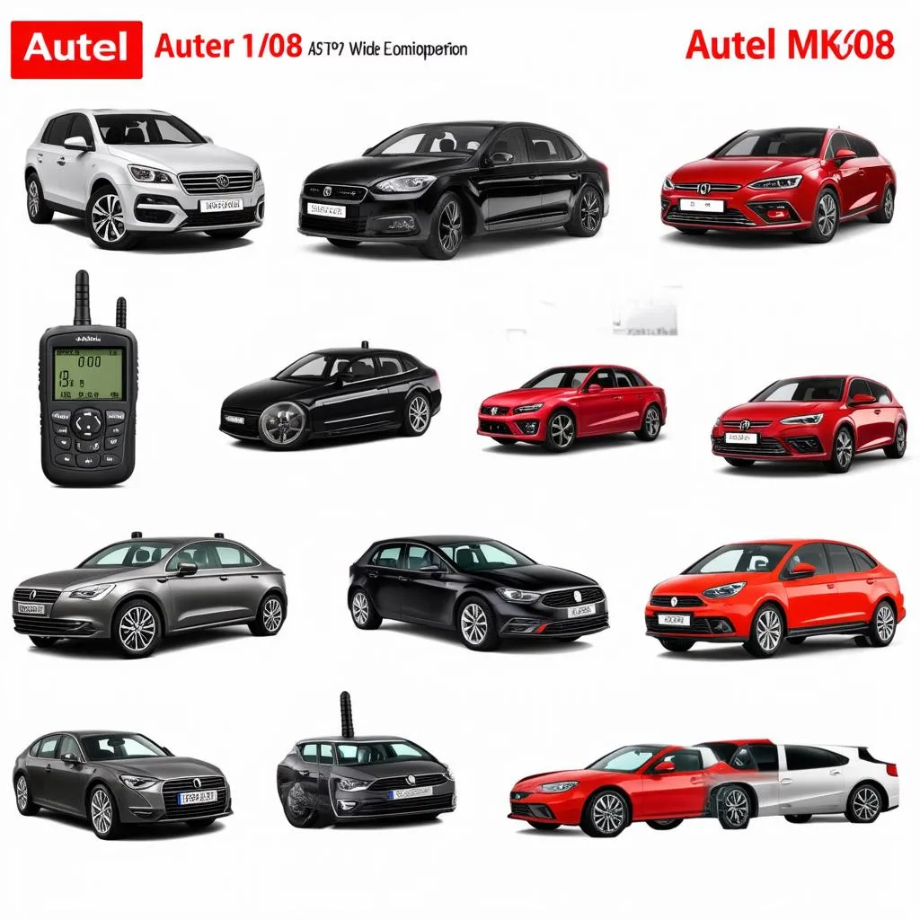 Autel MK808 Compatible Cars