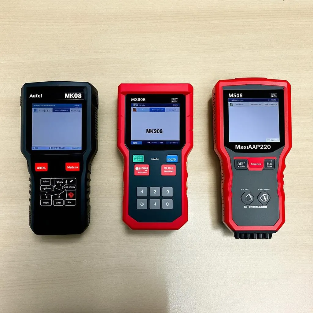 Autel MK808, MS908, and MaxiAP200 compared