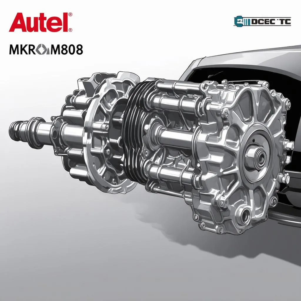 Autel MK808 Transfer Case Diagram