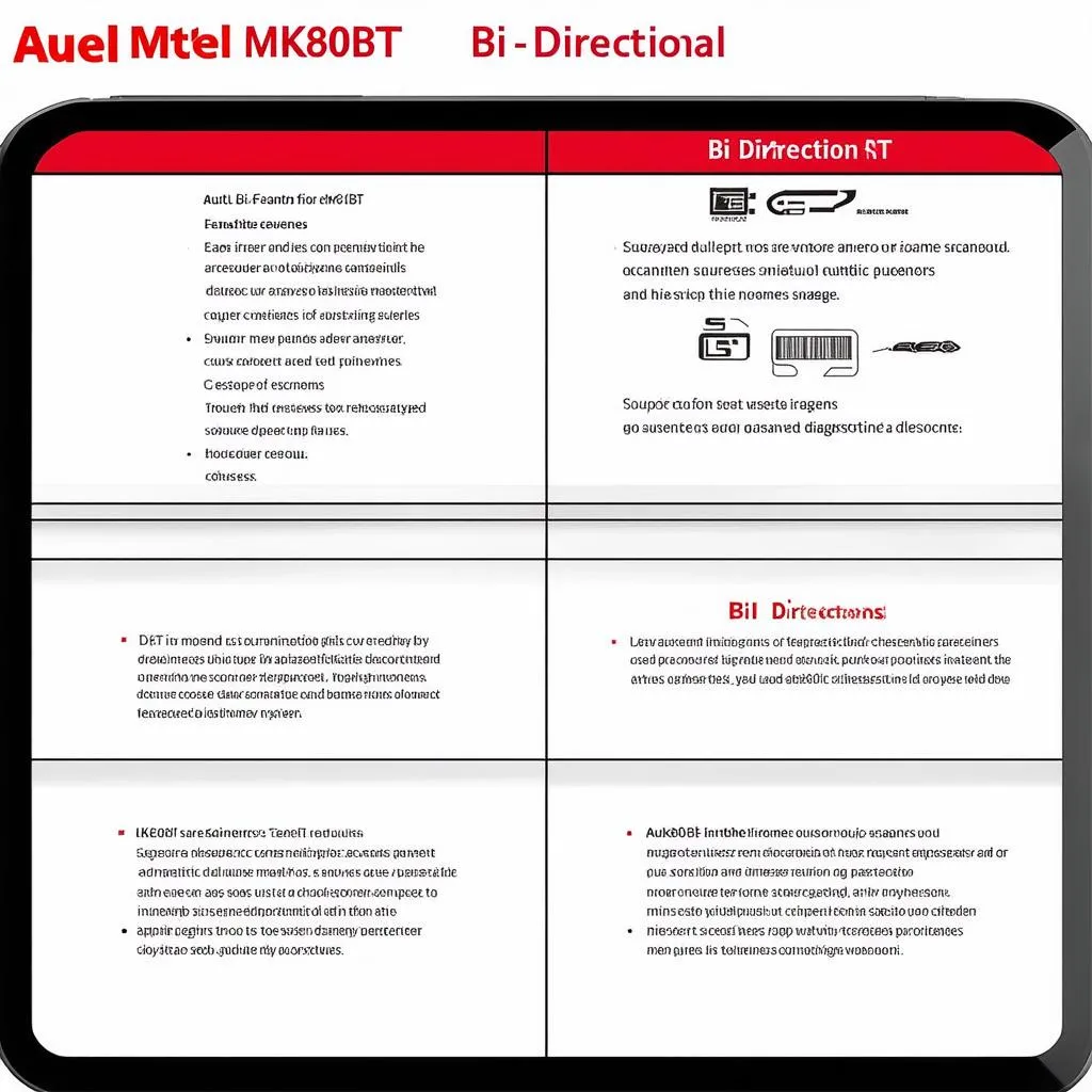 Autel MK808BT Bi-Directional compared to other scanners