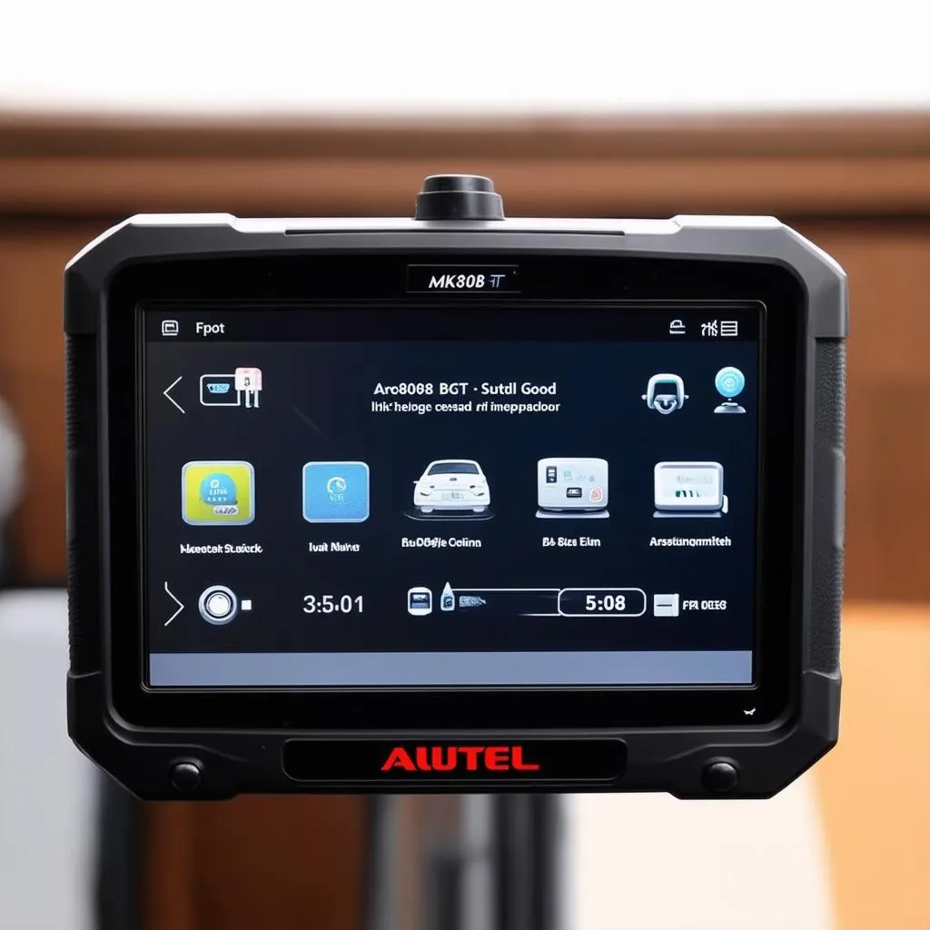 Autel MK808 BT interface