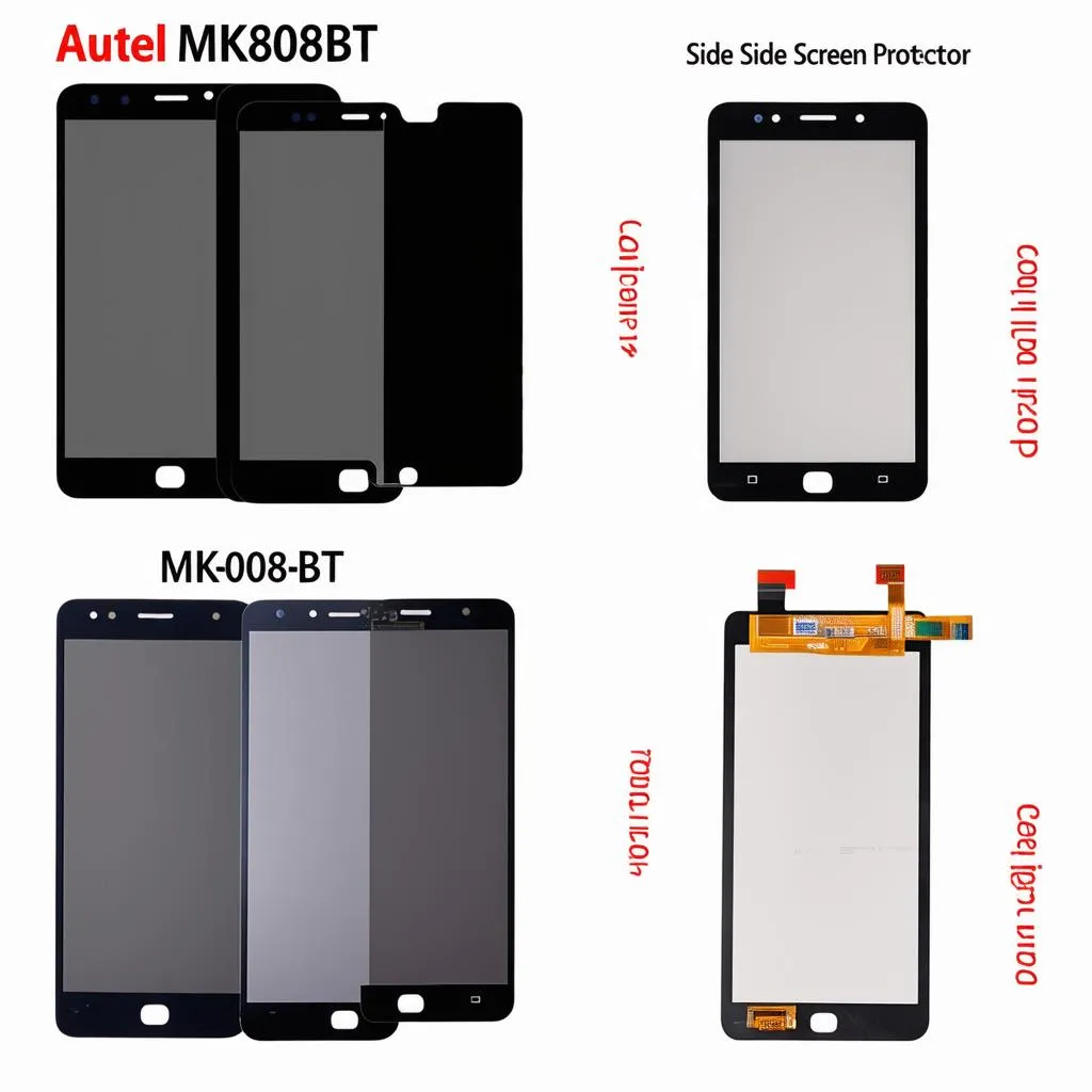 Autel MK808BT Screen Protector Comparison