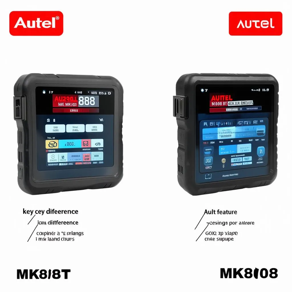 Autel MK808BT vs MK808 Comparison