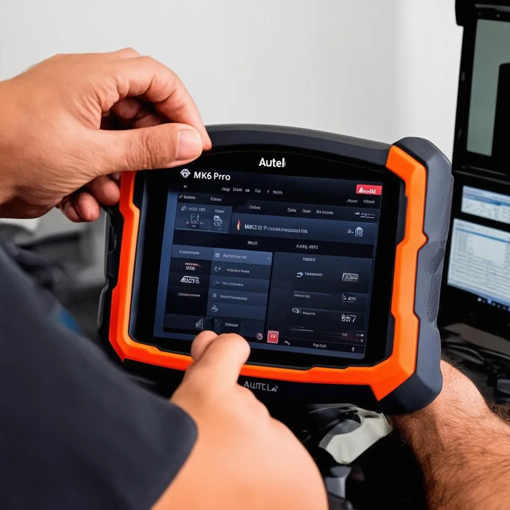 Autel MK906 Pro TS user interface