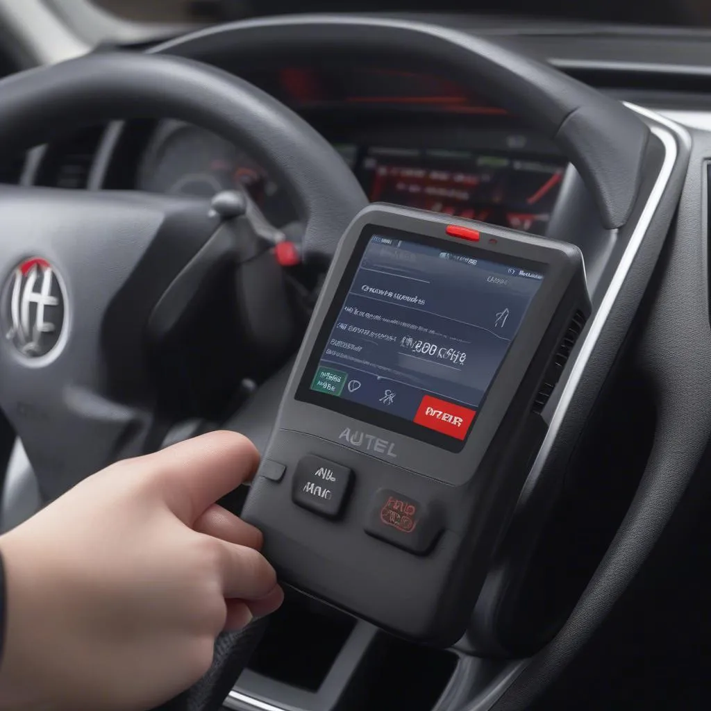 Autel ML619 Connected to Car