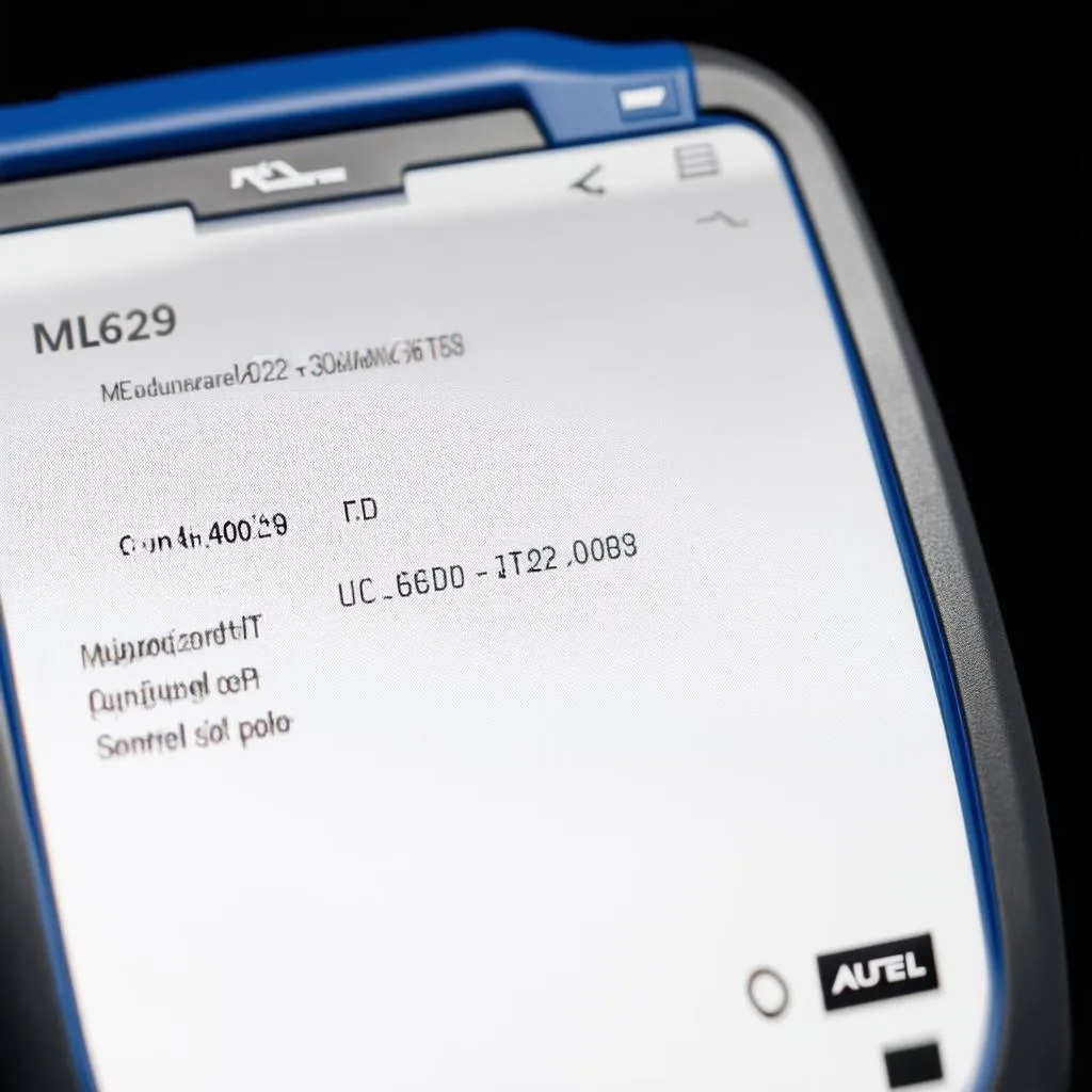 Autel ML629 Scanner Interface