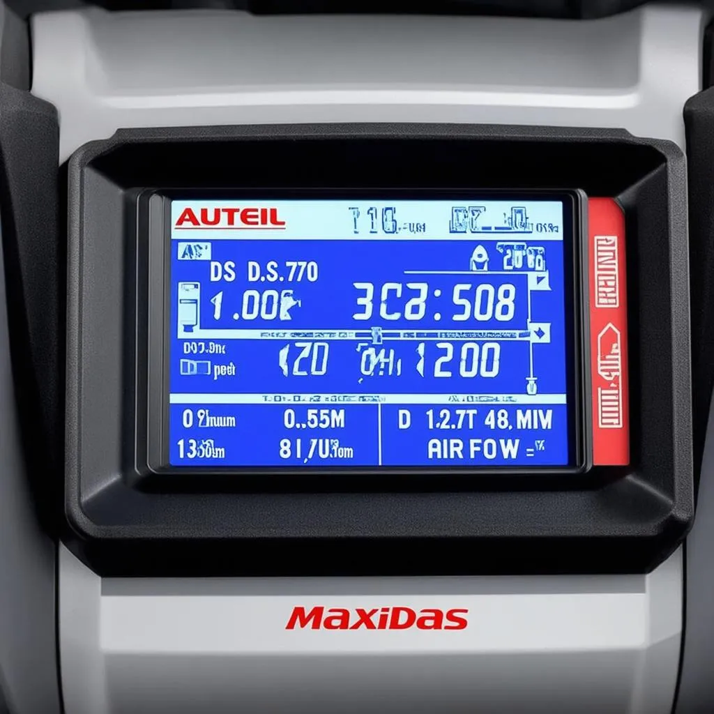 Mode 6 Data on the Autel Maxidas DS708