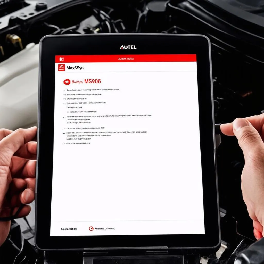 Autel MaxiSys MS906 Connection Issues