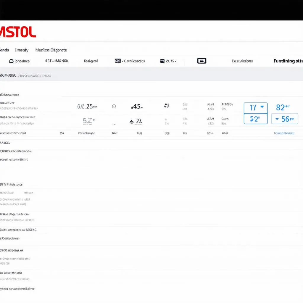 Autel MS906 Software Dashboard