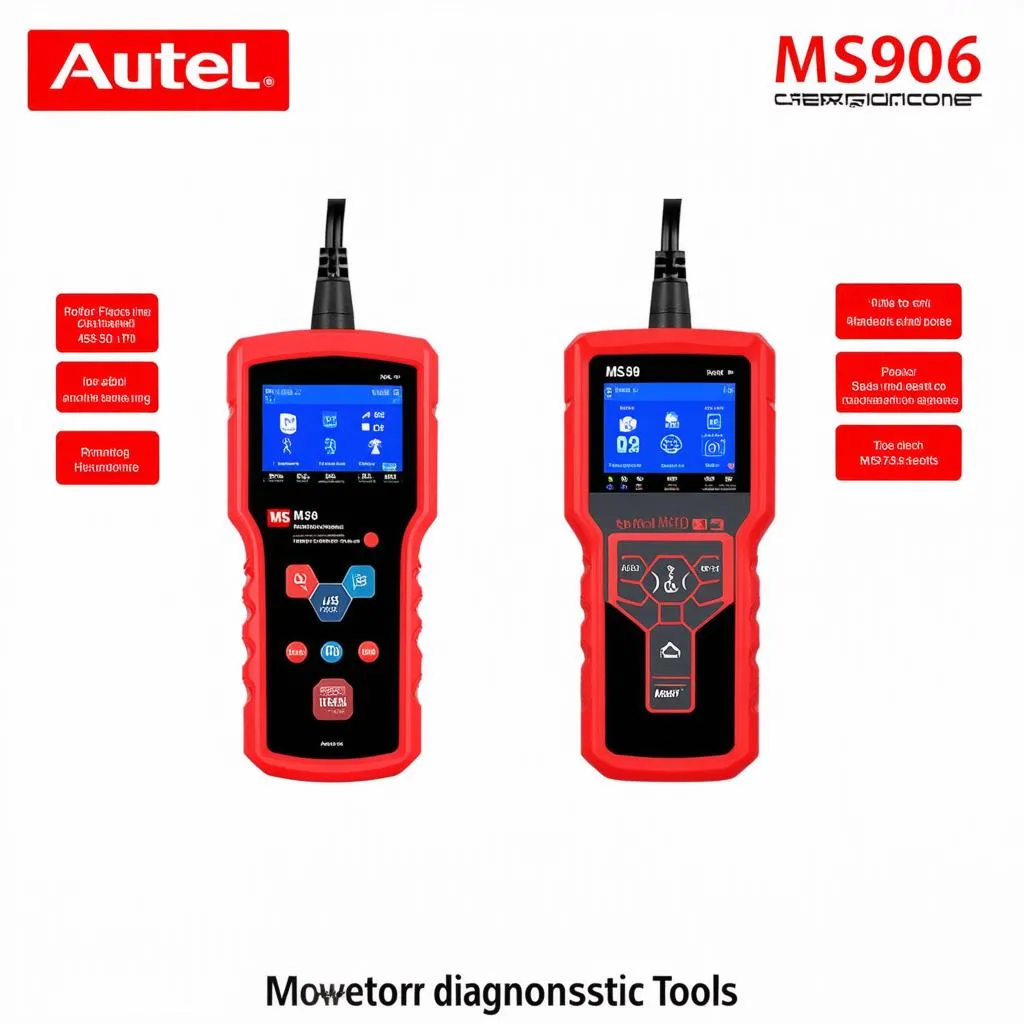 Autel MS906 and MS906TS side-by-side