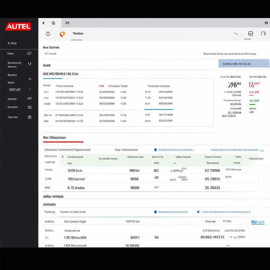 Autel MS906BTS screen