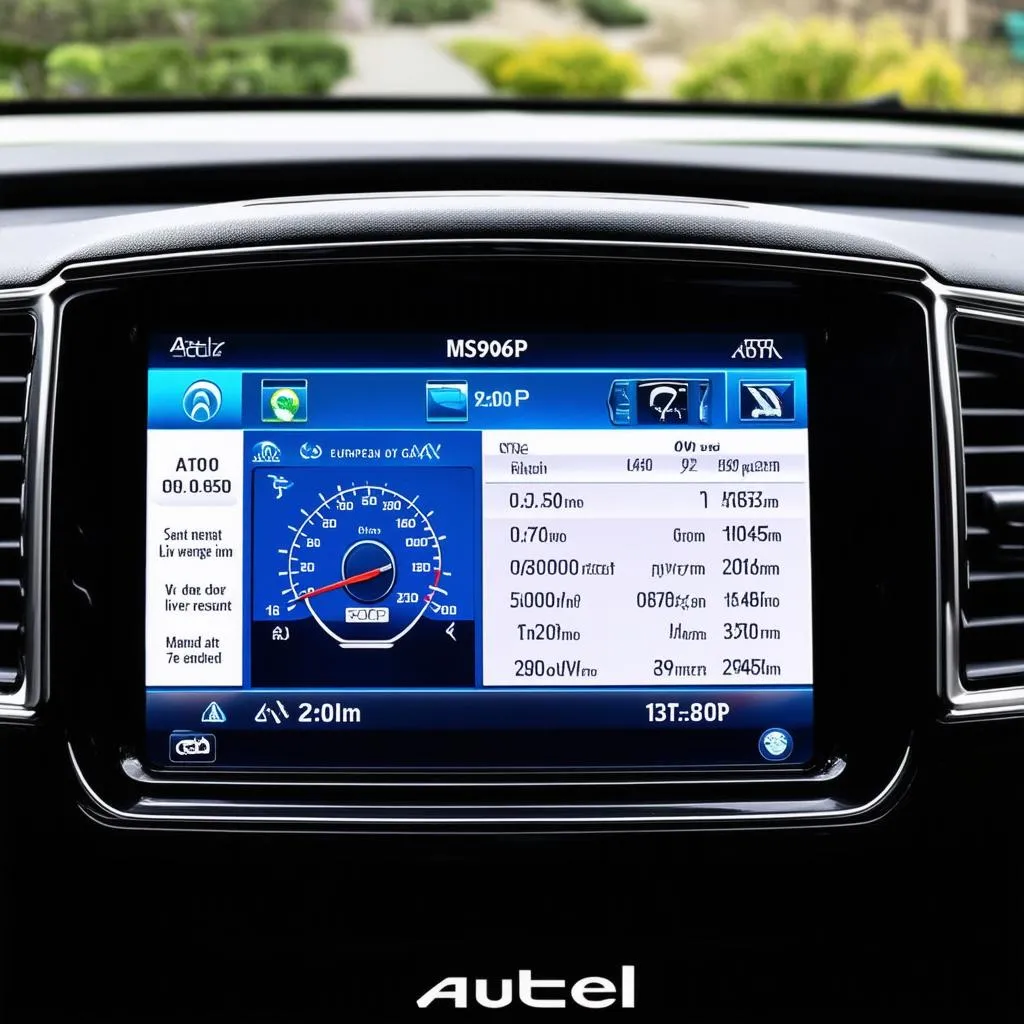 Autel MS906P Diagnostic Screen