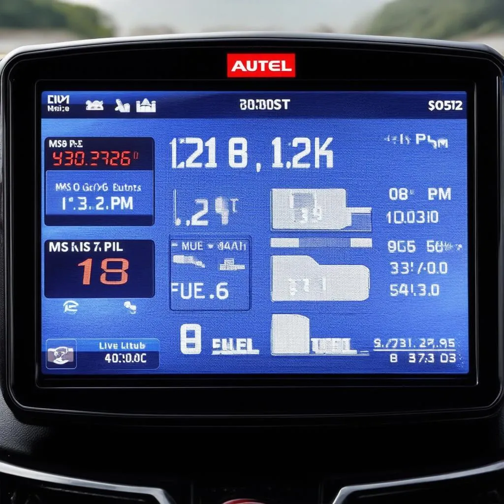 Autel MS906ST Screen