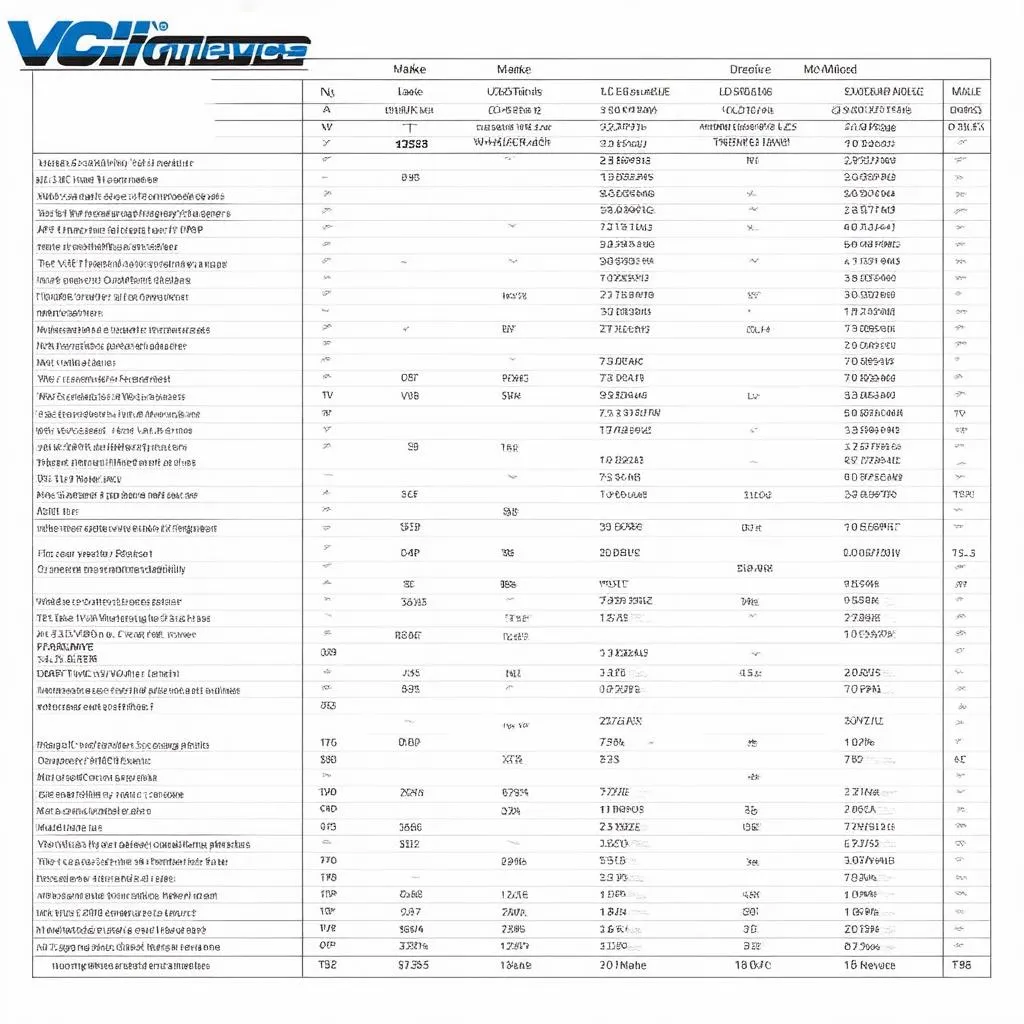 VCI device compatibility