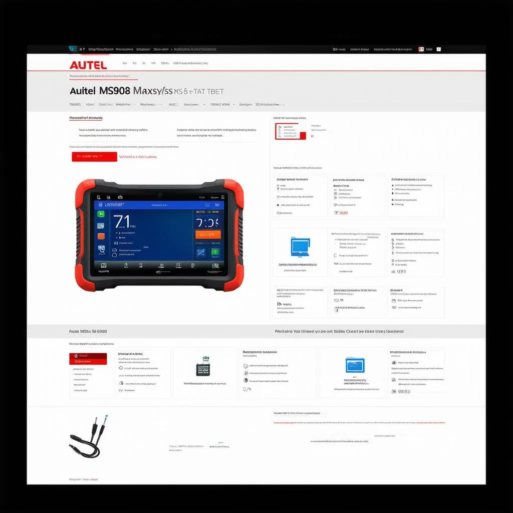 Autel MS908 Maxisys Features