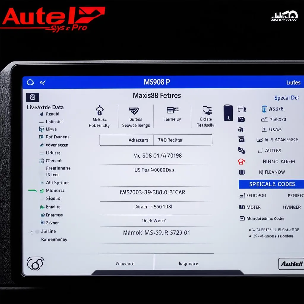 Autel MS908P Maxisys Pro Diagnostic Interface