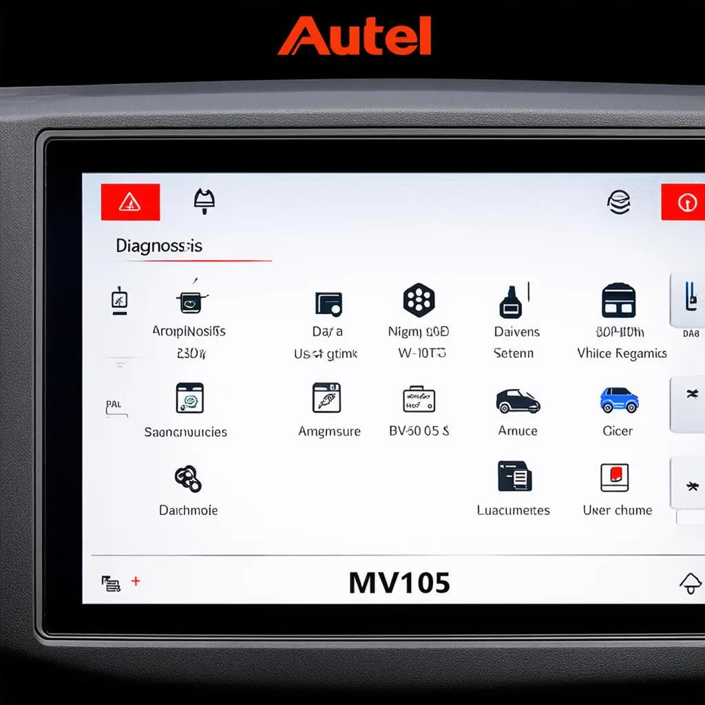 Autel MV105 User Interface