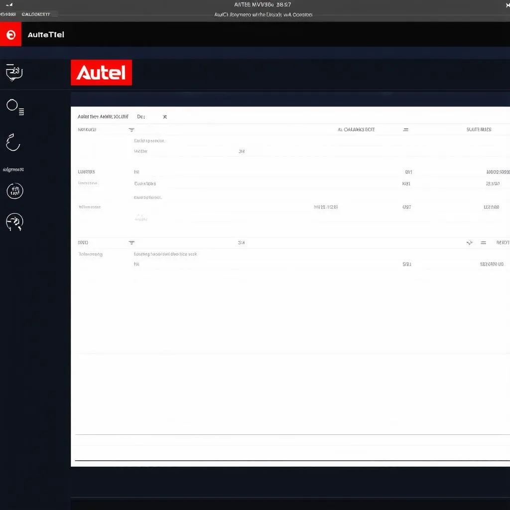 Autel MV108 Software Interface