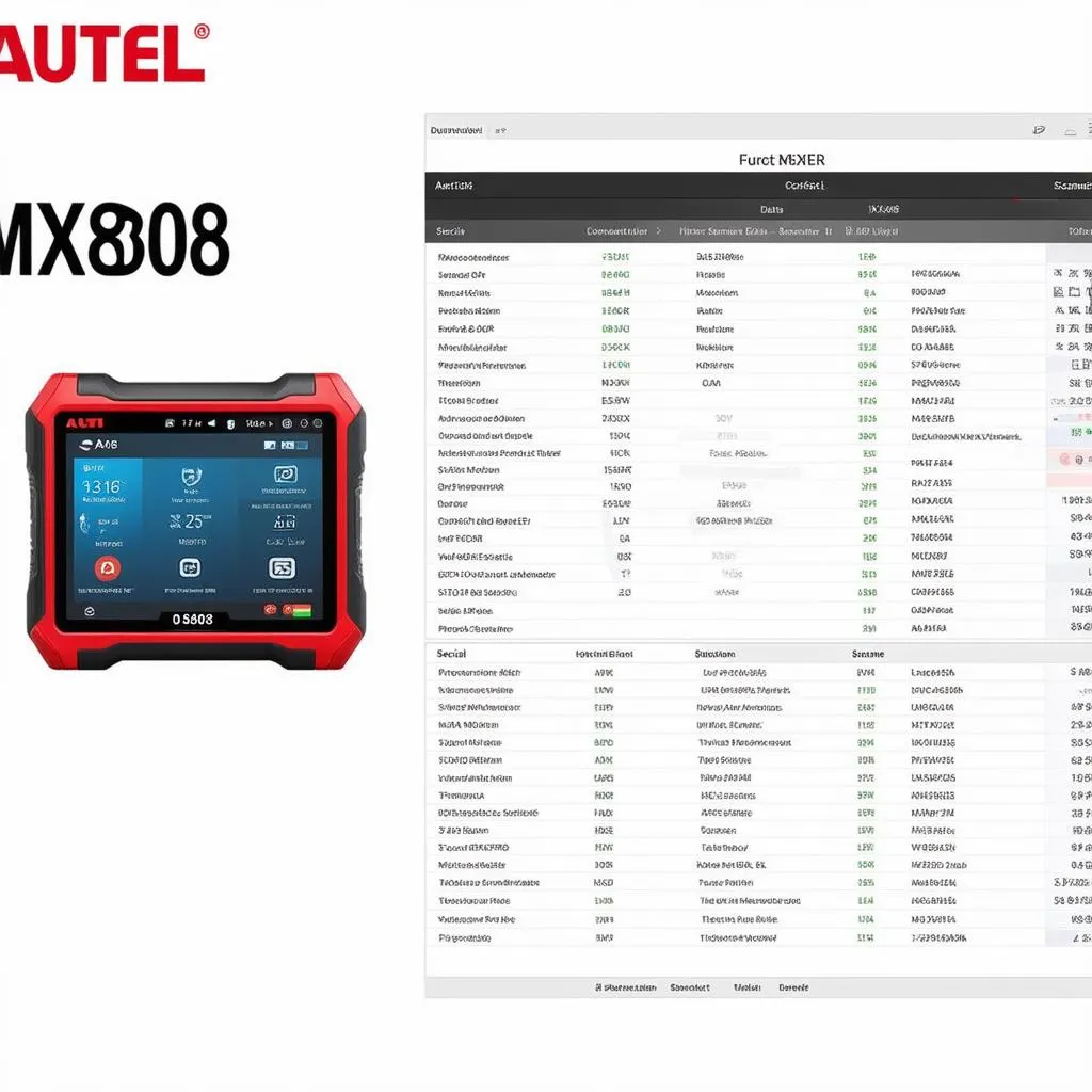 Autel MX808 features