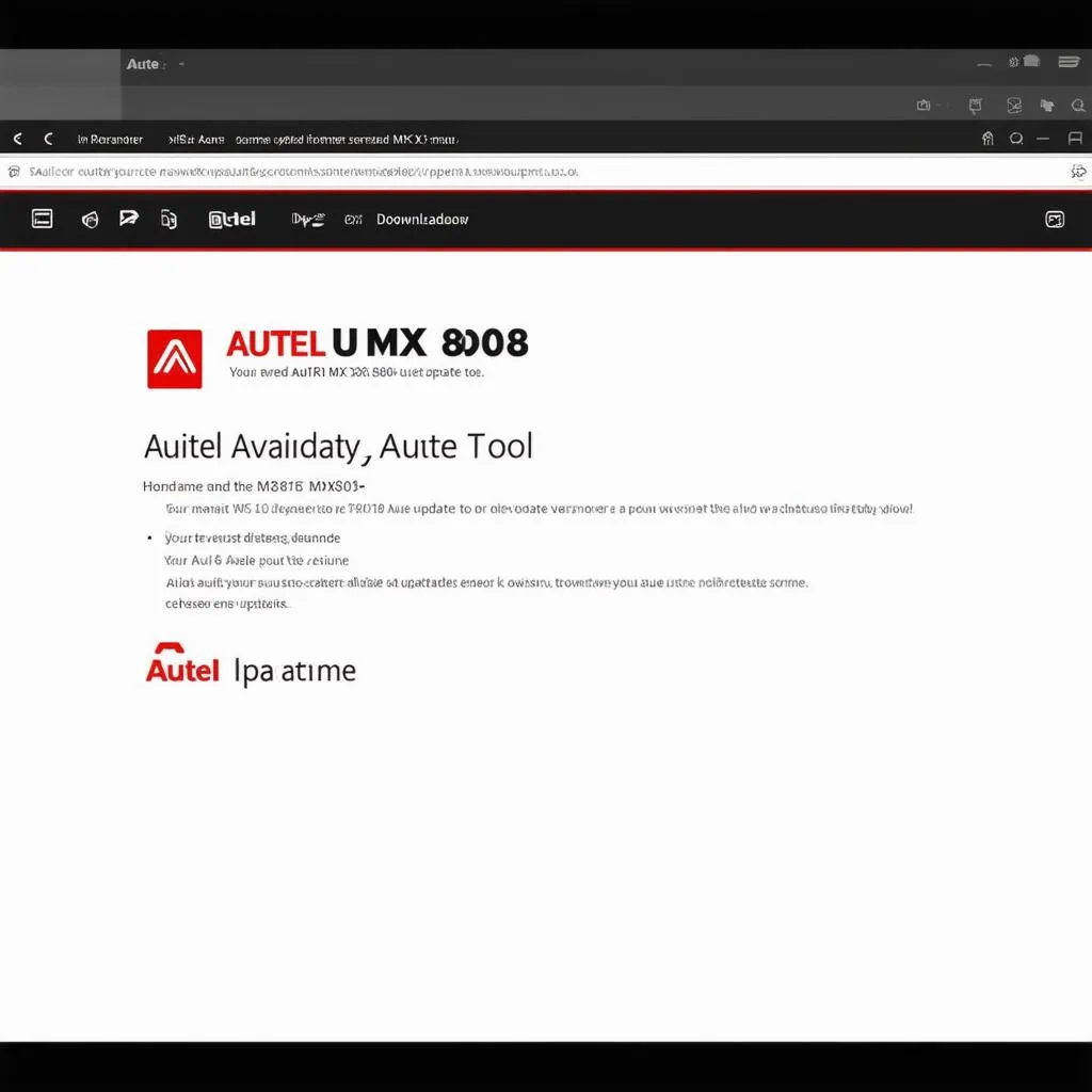 Autel MX808 Update Tool